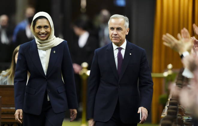 Kananda, Mark Carney begrüßt neue Abgeordnete Doly Begumon in Ottawa