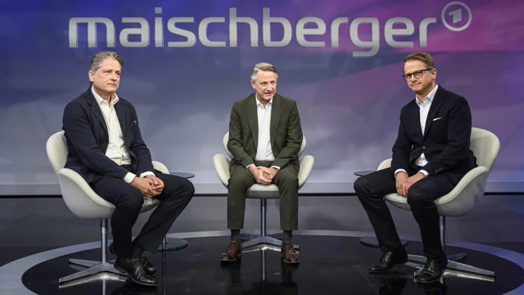 TV, ARD-Talkshow maischberger in Berlin
