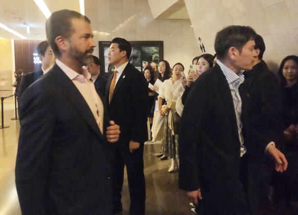 Celebrity, Donald Trump Jr. in Seoul