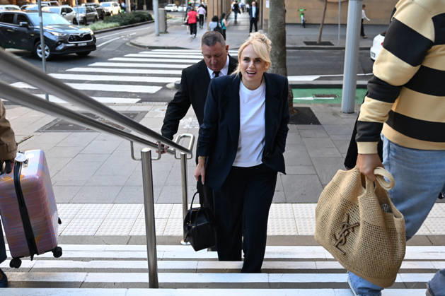 Celebrity, Rebel Wilson im Verleumdungsprozess vor Federal Court in Sydney, Australien