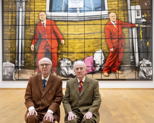 Arts, Gilbert Prousch and George Passmore Pressetermin in London