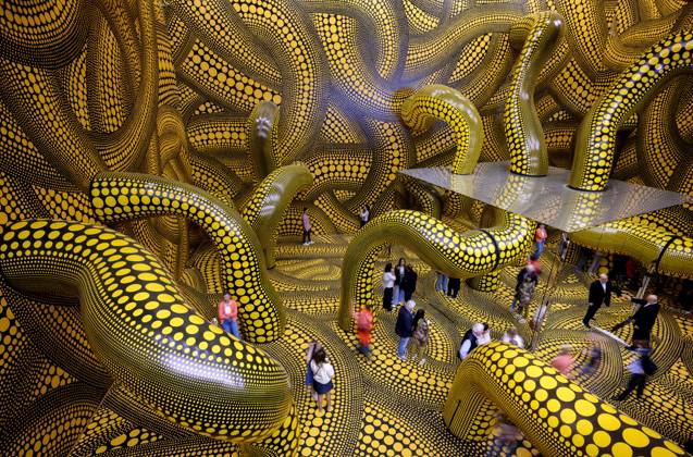 Arts, Yayoi Kusama Ausstellung im Museum Ludwig in Köln