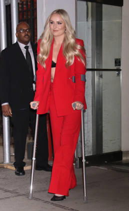 Celebrity, Lindsey Vonn zu Gast bei CBS Mornings in New York