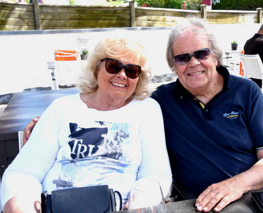 Celebrity, Holm Dressler und Ehefrau Jutta in Herrsching am Ammersee
