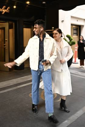 Celebrity, Jon Batiste und Suleika Jaouad unterwegs in New York City