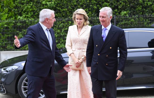 Royals, Belgien, König Philippe und Königin Mathilde besuchen Flämisch-Brabant