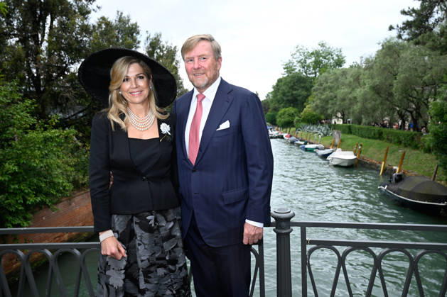 Royals, König Willem-Alexander der Niederlande und Maxima besuchen Biennale in Venedig