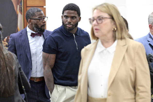 USA, Tyreek Hill in Fort Lauderdale vor Gericht