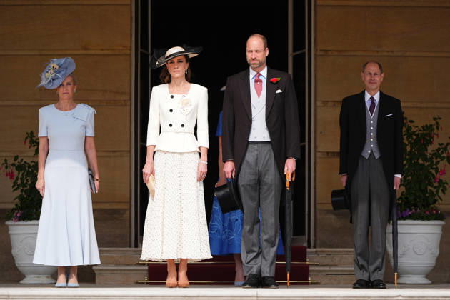 Royals, Prinz William und Prinzessin Kate bei Gartenparty für Einsatzkräfte im Buckingham Palace in London