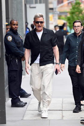 Celebrity, Gordon Ramsay vor den ABC Studios in New York