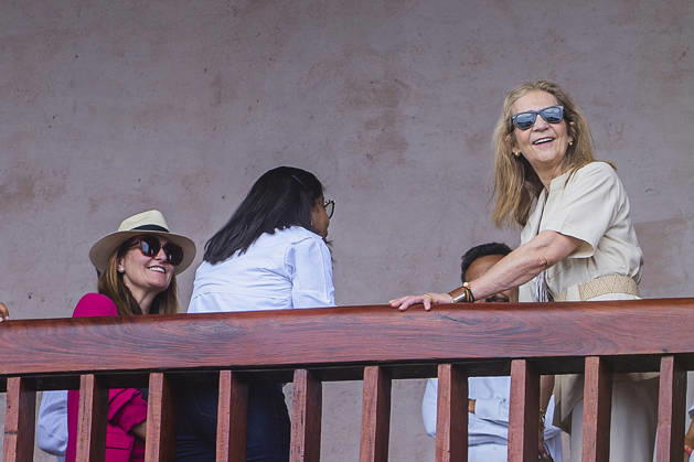 Royals, Panama, Elena de Borbon visits forts and cultural projects of the Fundacion Bahia de Portobelo