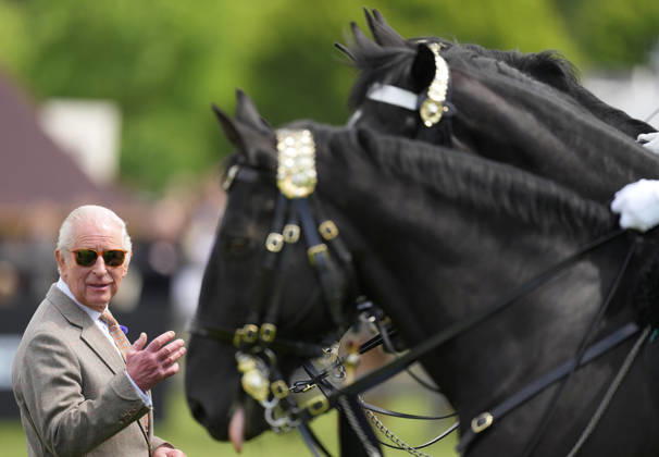 Royals, Great Britain, King Charles III visits the Windsor Horse Show
