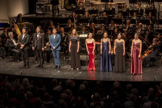 Arts, Opera on fire concert in Gelsenkirchen