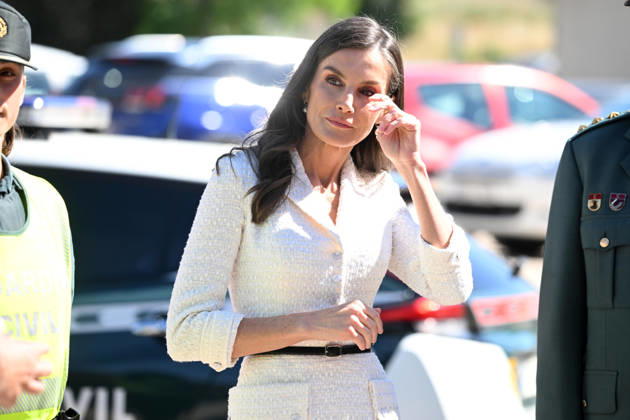 Royals, Queen Letizia of Spain visits the Civil Guard Officers' Academy in Aranjuez