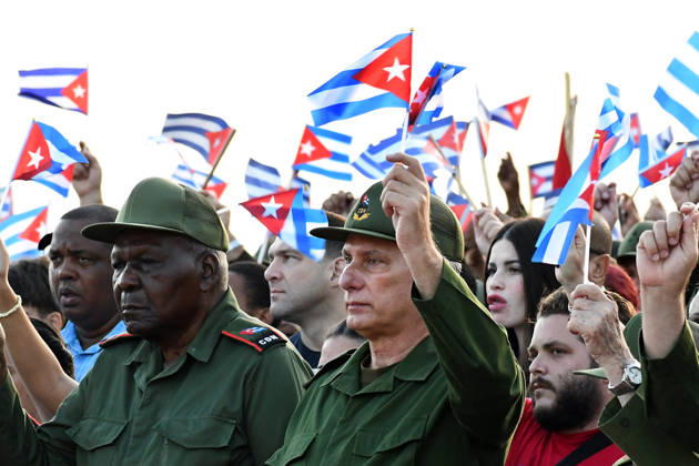 USA verhängen Sanktionen gegen Kubas Präsidenten Miguel Diaz-Canel, Archivbilder