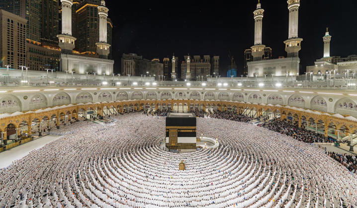 Saudi-Arabien, Muslime vor Beginn der Hadsch in Mekka
