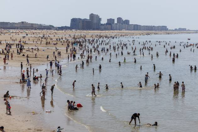 Belgien, Strandwetter in Oostende