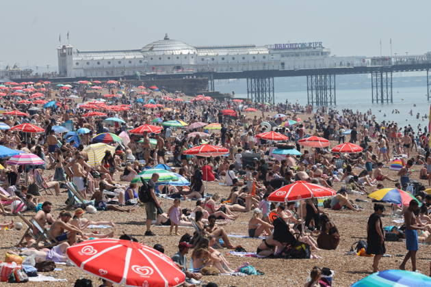 Großbritannien, Strandwetter in Brighton
