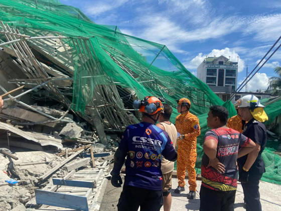 Philippinen, Einsturz eines Gebäudes in Angeles