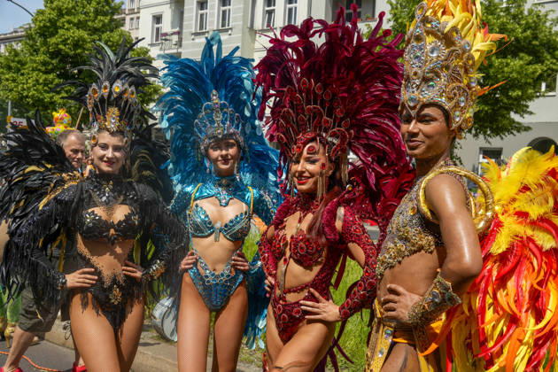 Berlin, Karneval der Kulturen, Straßenumzug in Friedrichshain