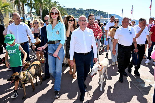 Celebrity, Princess Maria Chiara de Bourbon at the Marche des Animaux in Nice