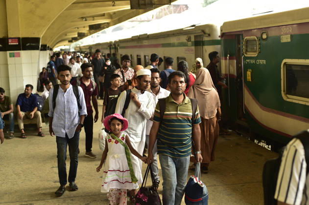 Bangladesch, Reisewelle zum islamischen Opferfest Eid al-Adha