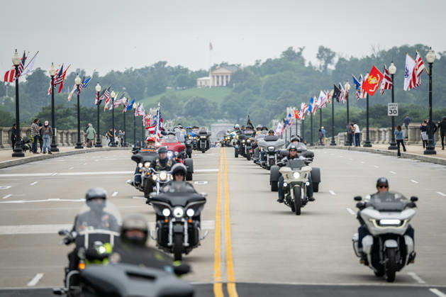 USA, Rolling to Remember, Motorradparade in Washington DC