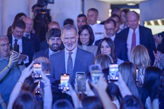 Royals, King Felipe of Spain at the announcement of the Princess of Girona Research Prize 2026 in Murcia