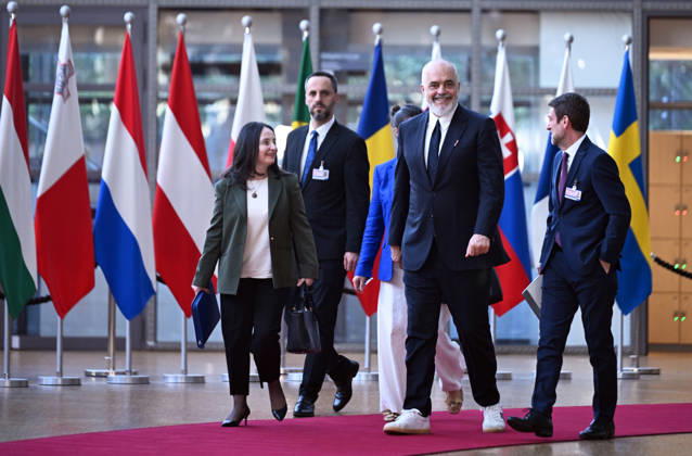 Belgien, EU-Albanien-Beitrittskonferenz in Brüssel