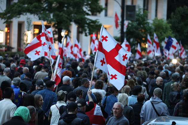 Georgien, Proteste gegen die Regierung in Tiflis