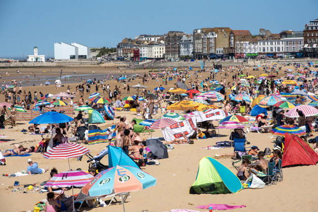 Großbritannien, Strandwetter in Margate