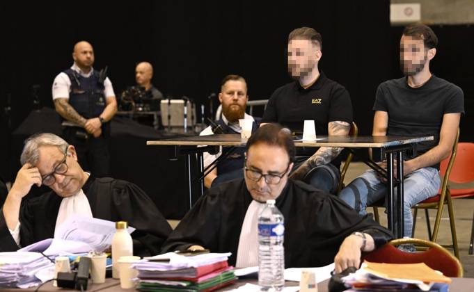 Belgien, Prozess gegen Falzone-Brüder zur Strepy-Bracquegnies-Tragödie im Gericht in Mons