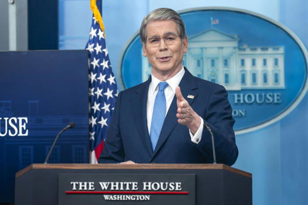 USA, Scott Bessent Pressekonferenz in Washington