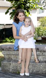 Berceto, Princess Annemarie Bourbon-Parma with daughter