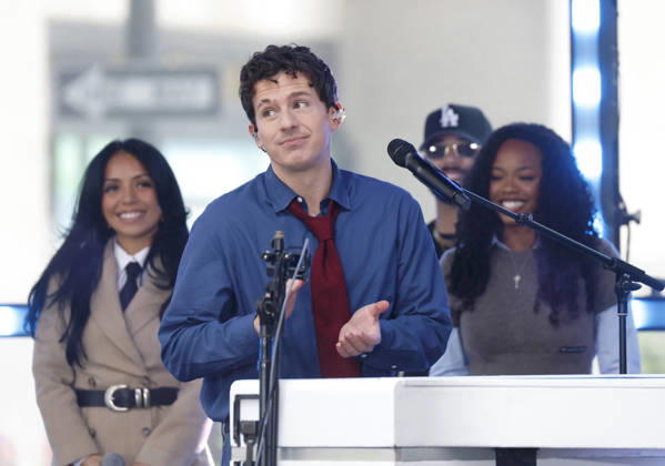Musik, Charlie Puth Auftritt bei der NBC Today Show in New York