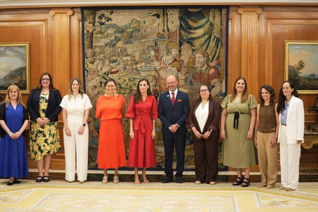 Royals, Königin Letizia nimmt an Treffen zu Digital Moms in Madridteil