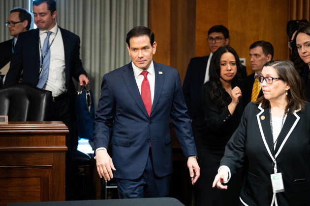 USA, Marco Rubio bei Anhörung zum Haushaltsantrag des Außenministeriums in Washington