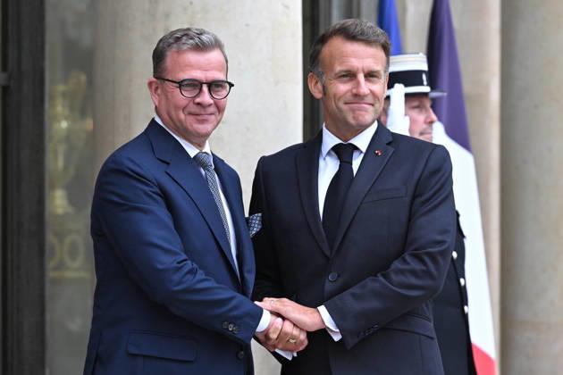 France, Emmanuel Macron receives Petteri Orpo in Paris