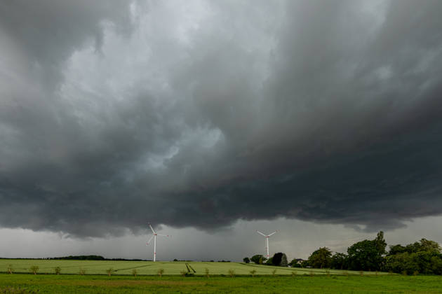 Storms over Germany, impressions from North Rhine-Westphalia