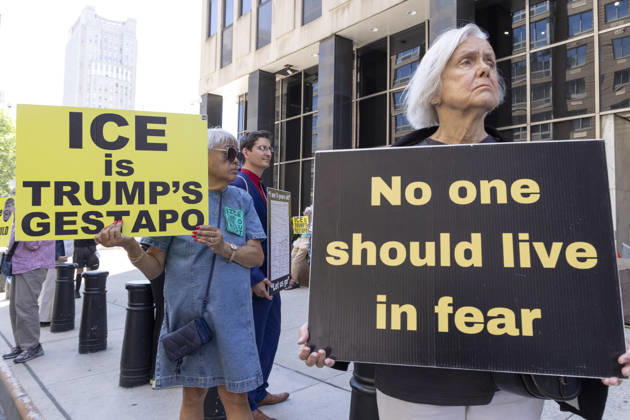 USA, Protest against ICE in New York