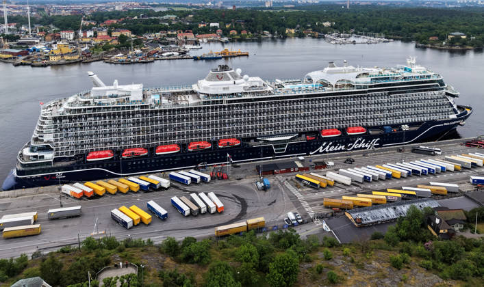 Sweden, cruise ship Mein Schiff Relax in Stockholm