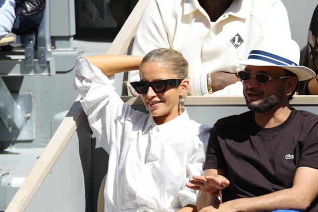 Celebrity, Caro Daur zu Gast bei Tennisturnier in Paris