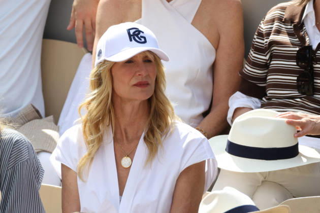 Celebrity, Laura Dern zu Gast bei Tennisturnier in Paris