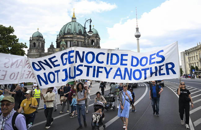 Berlin, pro-Palestinian demonstration