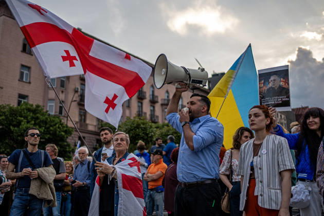 Georgia, protests against the government in Tbilisi