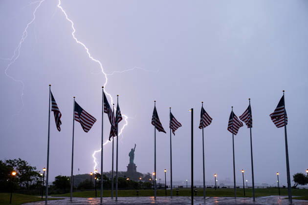 USA, severe weather in New York