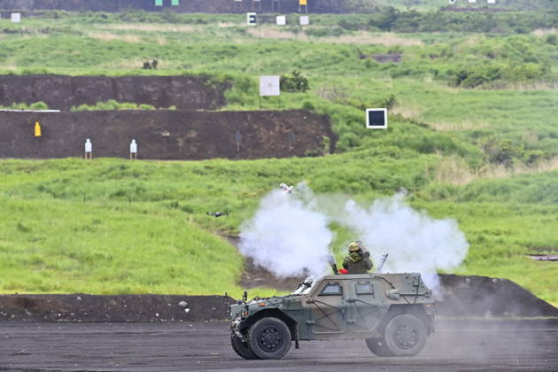 Japan, military exercise in Gotemba