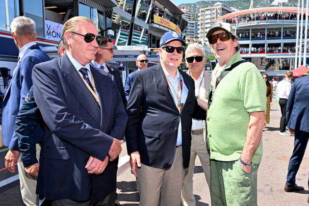 Royals, Prince Albert II of Monaco visits racetrack in Monte-Carlo