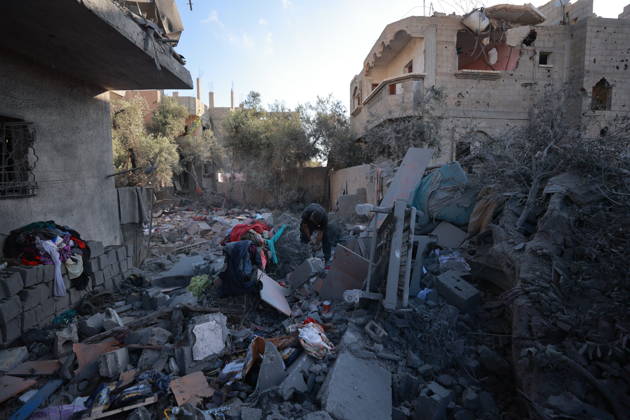 Middle East conflict, Gaza, impressions after Israeli attack on Al-Maghazi refugee camp