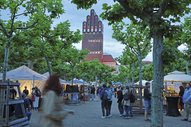 Hessen, Darmstädter Mathildenhöhe feiert Welterbefest